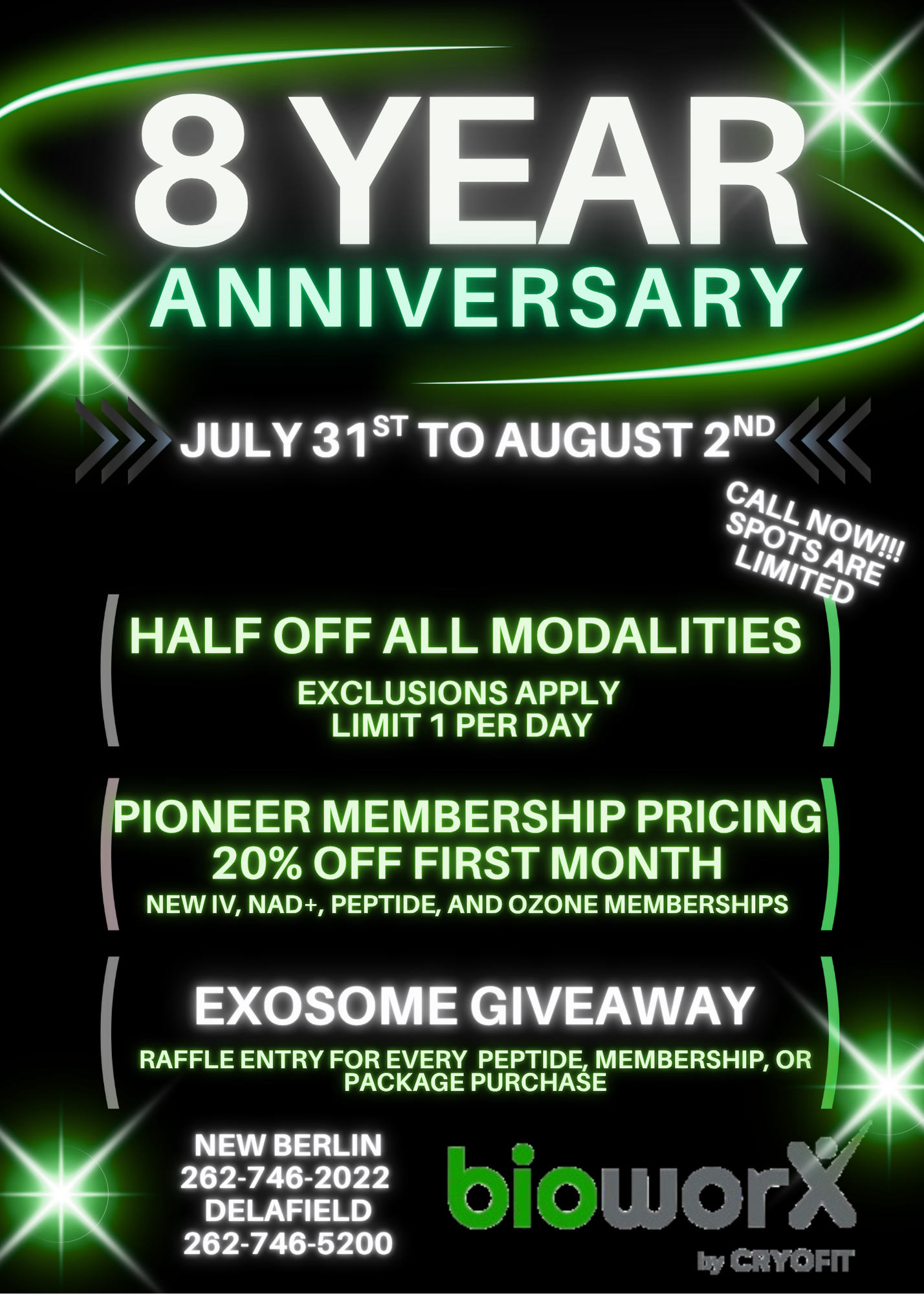 Wisconsin bioworX Specials